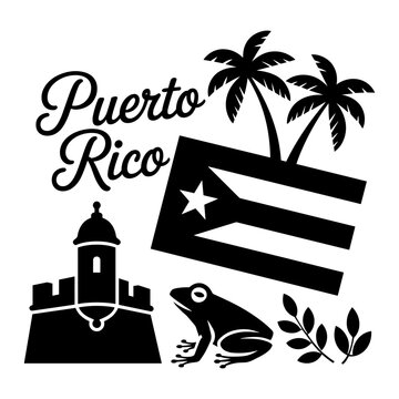 Puerto Rico Icons