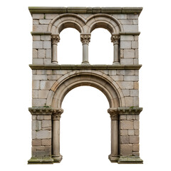 Obraz premium Ancient stone Arch of Constantine in Rome standing as a historic Roman landmark and architectural monument under the open sky in Italy