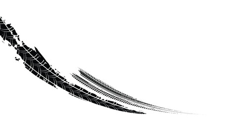 Tire tread marks, wheel textures, tire marks - car racing, motocross, drift, rally, off-road and others. modern © fathor
