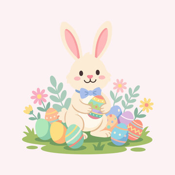 rabit eggs flower.eps