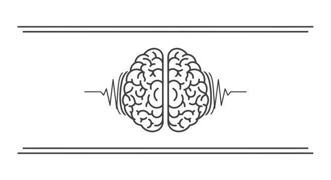 Abstract representation of brain function and intellectual energy flow with neural signals