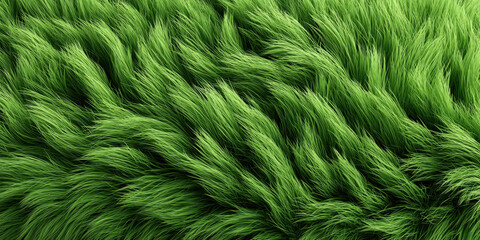 Fototapeta premium Green grass texture abstract green background close up detail natural pattern lush grass fresh plant soft blade flowing texture vibrant color organic surface
