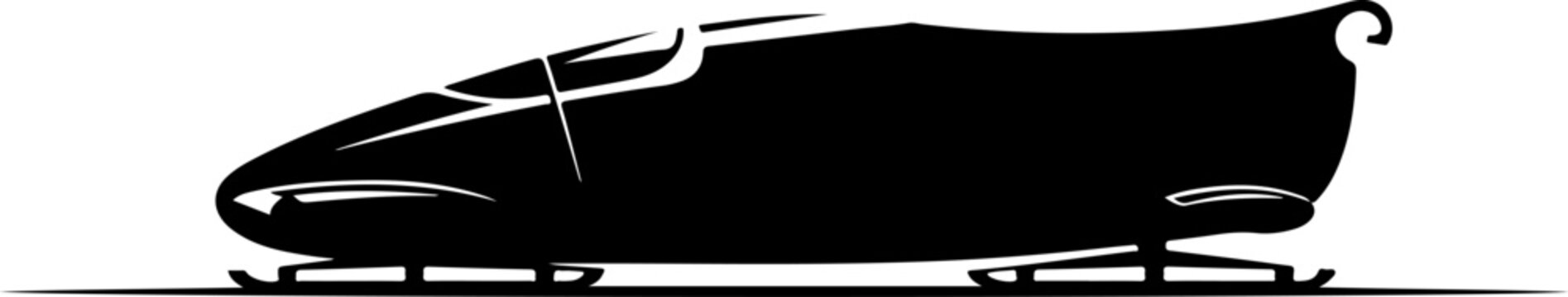 High-speed train, bullet train, train silhouette, transportation icon, vector graphics