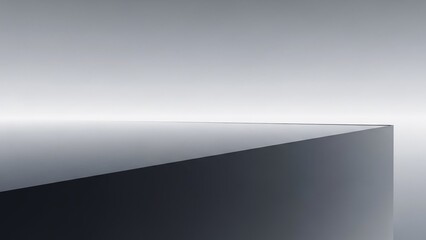 Fototapeta premium Minimal Abstract Silhouette of Architectural Diagonal Edge.