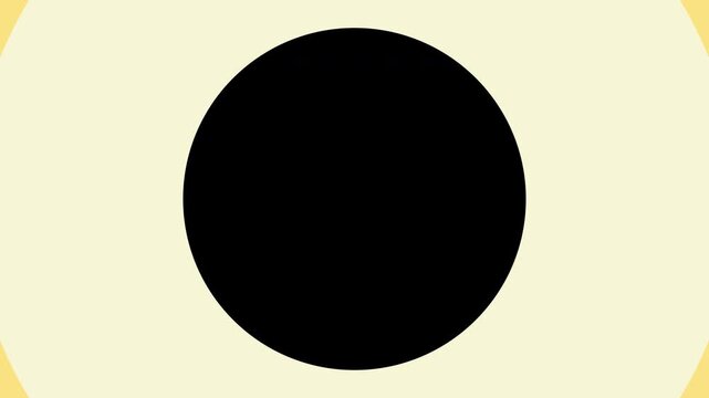 Seamless Minimalist Circle Zoom Transition Reveal Animation With Alpha Channel. 4K