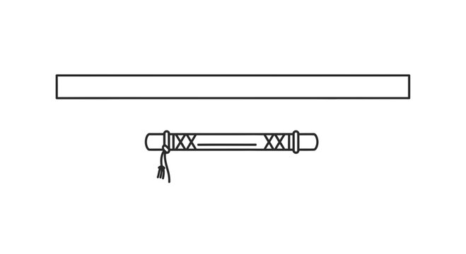 Ancient Roman Numerals IXX to XXII on Scroll, Historical Education Concept