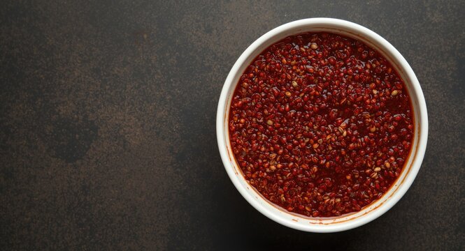 Richly Spiced Mala Sauce Using Dried Red Chili Seeds for Popular Street Food Dishes