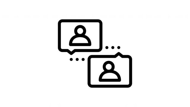 messaging animated icon