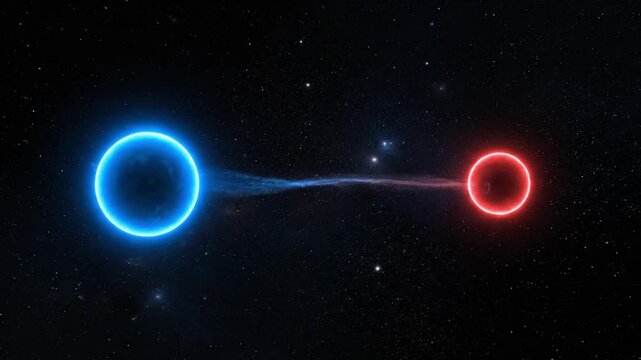 Abstract Binary Star System or Quantum Entanglement in Deep Space