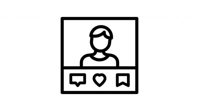 share post animated icon