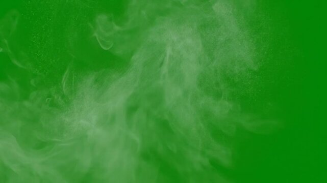 White Smoke and Fog Effect Green Screen for VFX