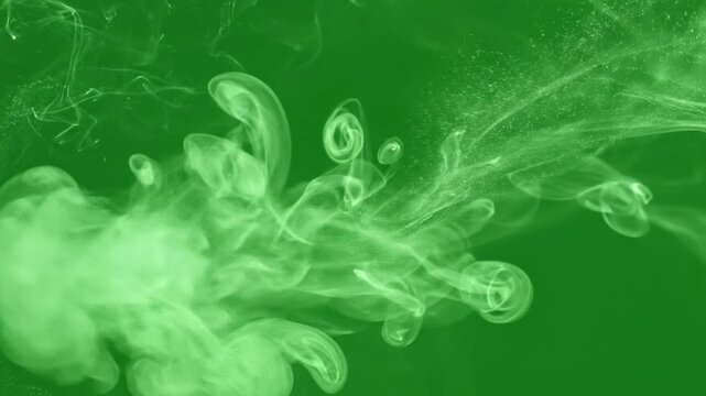 Fog effect green screen for motion graphics and video production