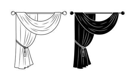 curtains and curtain © Shuvo