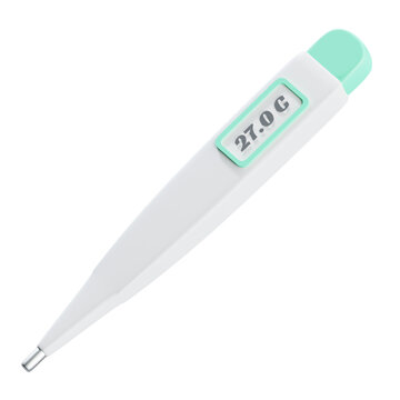 3D Digital Thermometer Medical Temperature Measurement Healthcare Icon