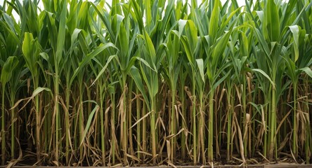 Obraz premium Yield limitations in sugarcane caused by white leaf disease symptoms
