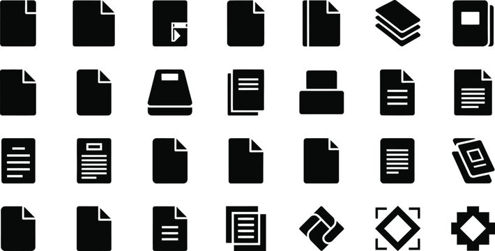 Collection of black lighter icons in various styles and designs