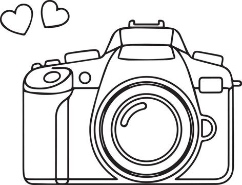 Photo Camera Vector Illustration Icon Design