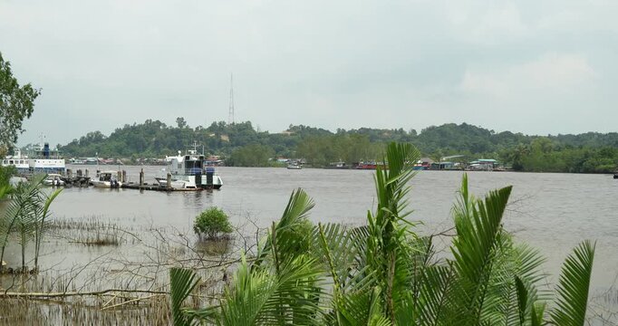 One Of The Bigest River Of Bintulu, stretching From Bintulu Town To The open Sea and also for the transportation boeat and small ship cargo.