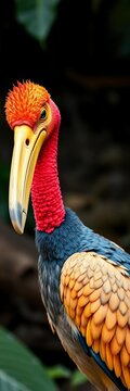 Flightless Dodo bird, extinct Mauritius native, tall with hooked beak, dodo,  nature