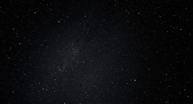 Sparkling celestial stars and milky way in dark night texture