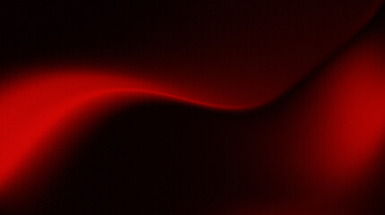 The soft red color with dim lighting gives a luxurious and minimalist impression © Mifta