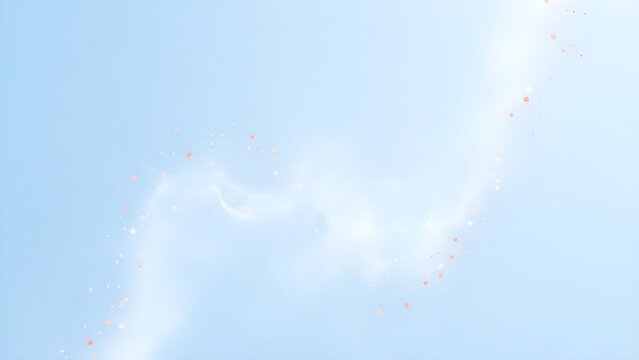 스카이블루 투명한 시원한 일러스트A clear, cool illustration of sky blue