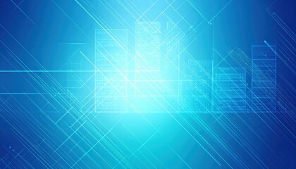 Obraz premium Abstract technology lines background digital design dynamic abstract tech lines create modern digital data background