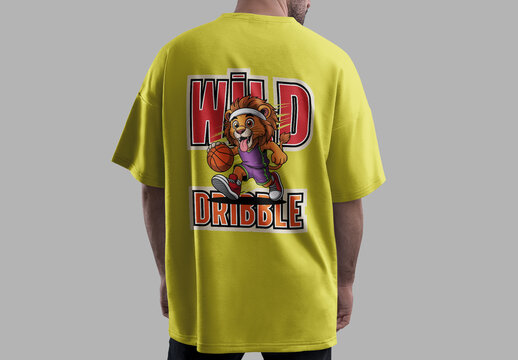 Mascot Lion Basketball Tshirt Artwork