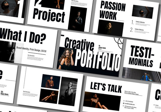 Modern Designer Portfolio Presentation