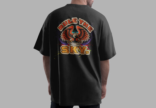Vintage Eagle Artwork Graphic Tshirt Design