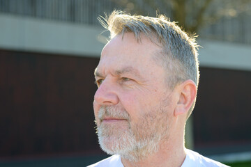 Profile Portrait Of Mature Man © michaelheim