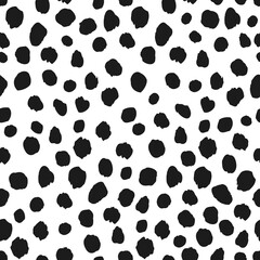 Obraz premium An abstract seamless pattern featuring wild animal print textures in brown and white on transparent background