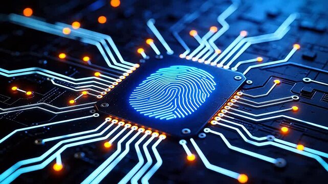 Fingerprint sensor on circuit board