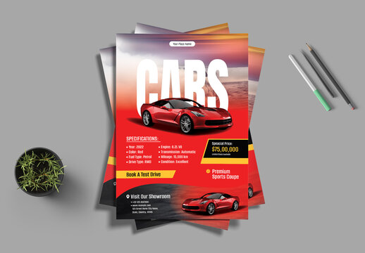 Automobile Sales Marketing Flyer