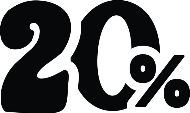 A clear graphic illustration of the '10%' symbol, representing a ten percent discount, special offer, or a specific fractional value. Excellent for promotional and marketing materials