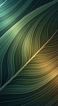 Elegant leaf structure with vibrant hues and intricate venation pattern