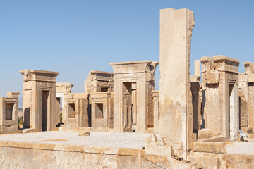 Fototapeta premium Awesome view of the Tachara Palace in Persepolis, Iran