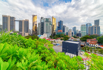 Awesome unusual Kuala Lumpur skyline, Malaysia