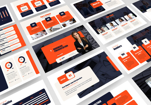 Business Presentation Slide Deck  Template