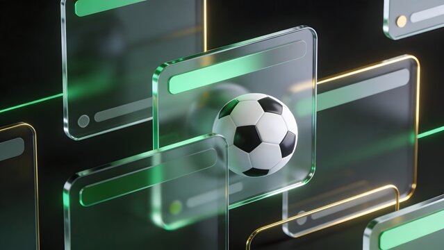 Luxury betting UI with glass panels and floating elements in dark style.
