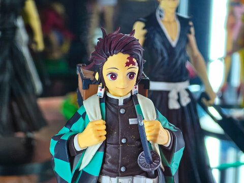 Taiwan, Taipei City, March 29, 2026 &ndash; Kimetsu no Yaiba Demon Slayer Vol 18 Tanjiro Kamado Banpresto Figure Display Sale at Taipei Main Station Underground HOBBY OFF Taiwan
