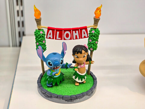 Taiwan, Taipei City, March 29, 2026 &ndash; Stitch Lilo and Stitch Figure Model Disney Collectible Display