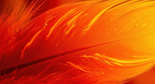 Abstract Red Orange Wavy Texture Background