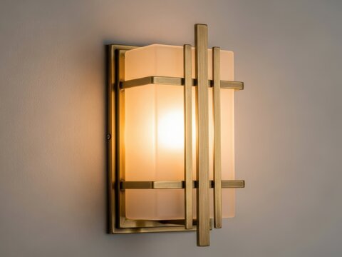 Double hung wooden window with white blinds open