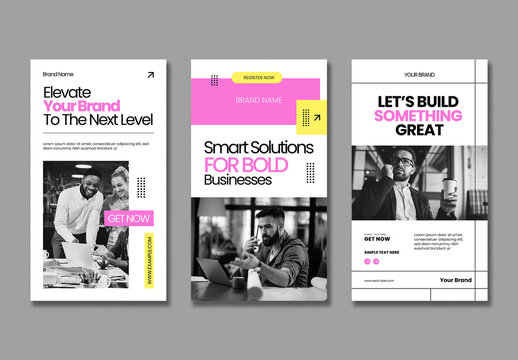 Business Social Media Stories Template
