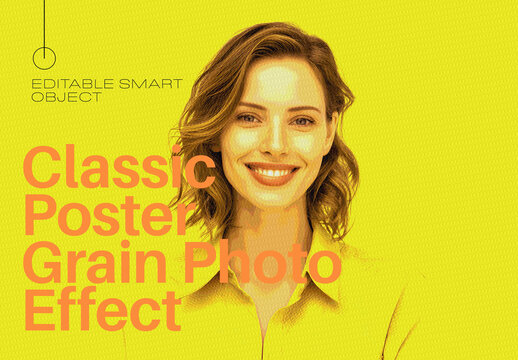 Classic Poster Grain Photo Effect