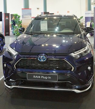 Toyota RAV4 Plug-in Hybrid SUV front view at car show