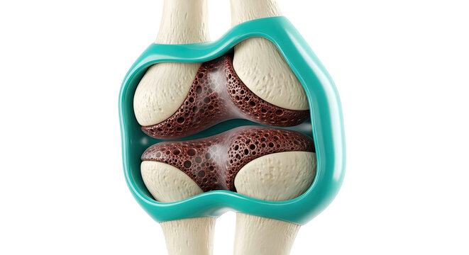 Anatomical Illustration of a Degenerative Joint