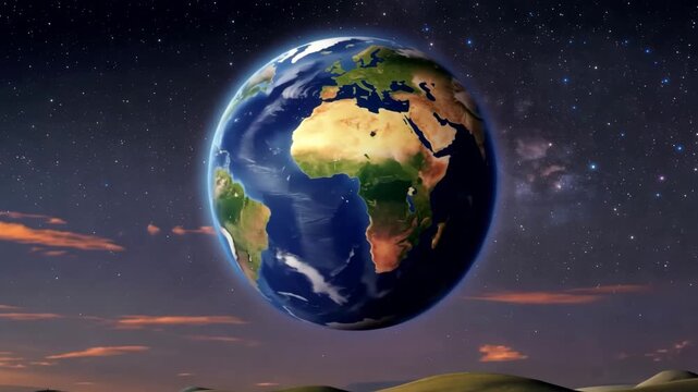 Day Night Cycle Planet Earth Environmental Concept