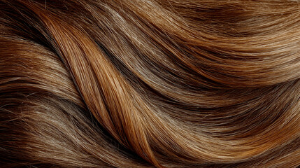 Fototapeta premium hair close-up with shiny healthy texture